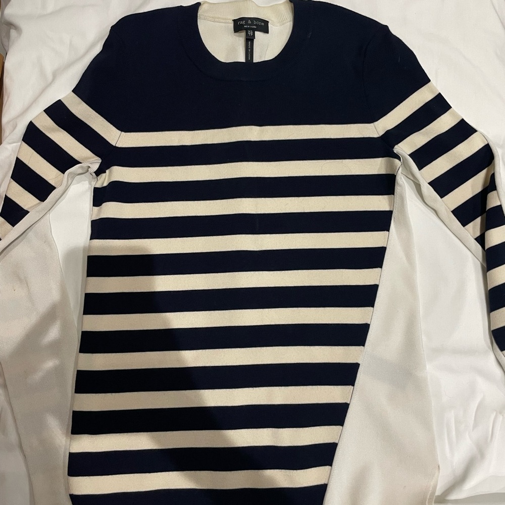 Rag & Bone abstract striped sweater